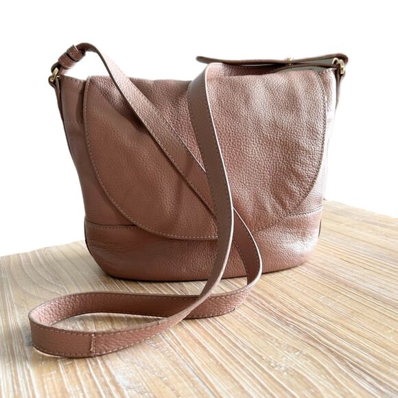 See by Chloe Leather Crossbody Bag in Pink Pebbled Leather - Picture 2 of 9